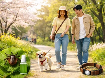 산책하기 좋은 봄 기생충 예방약 미리 준비하세요